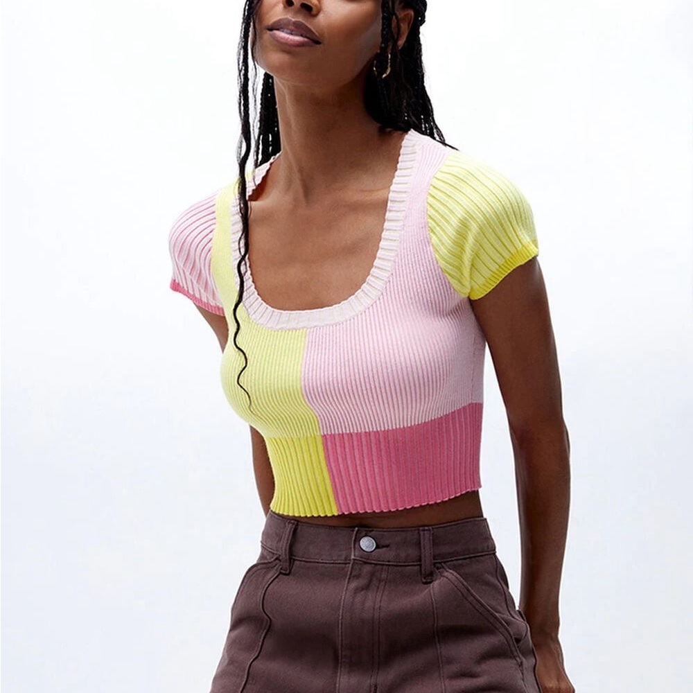 LA Hearts Smooth Move Sweater Crop Top